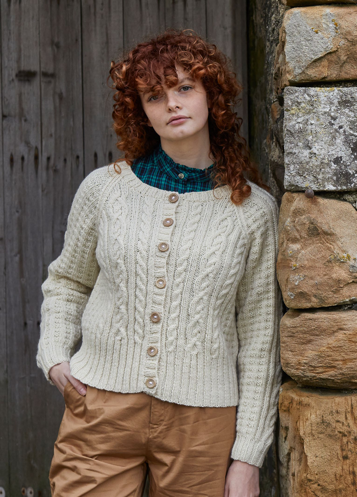 杜莎开衫 女士毛衣棒针文字编织说明图解 非成品 无花型图