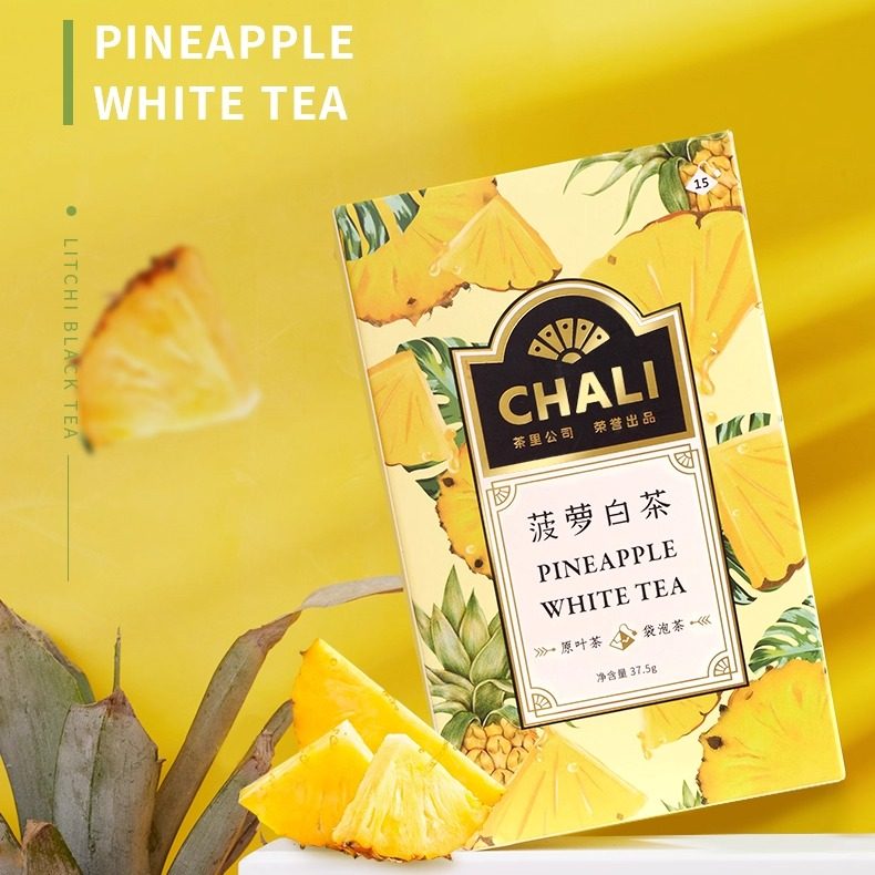 ChaLi茶里菠萝白茶三角袋泡茶果茶水果茶果粒茶茶包茶叶