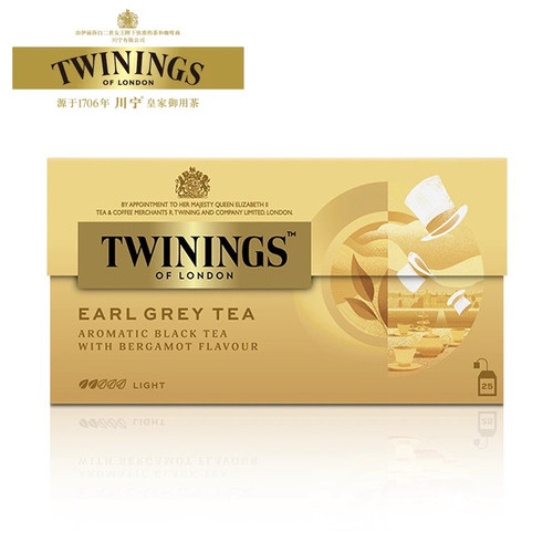 川宁Twinings伯爵红茶25片袋泡茶
