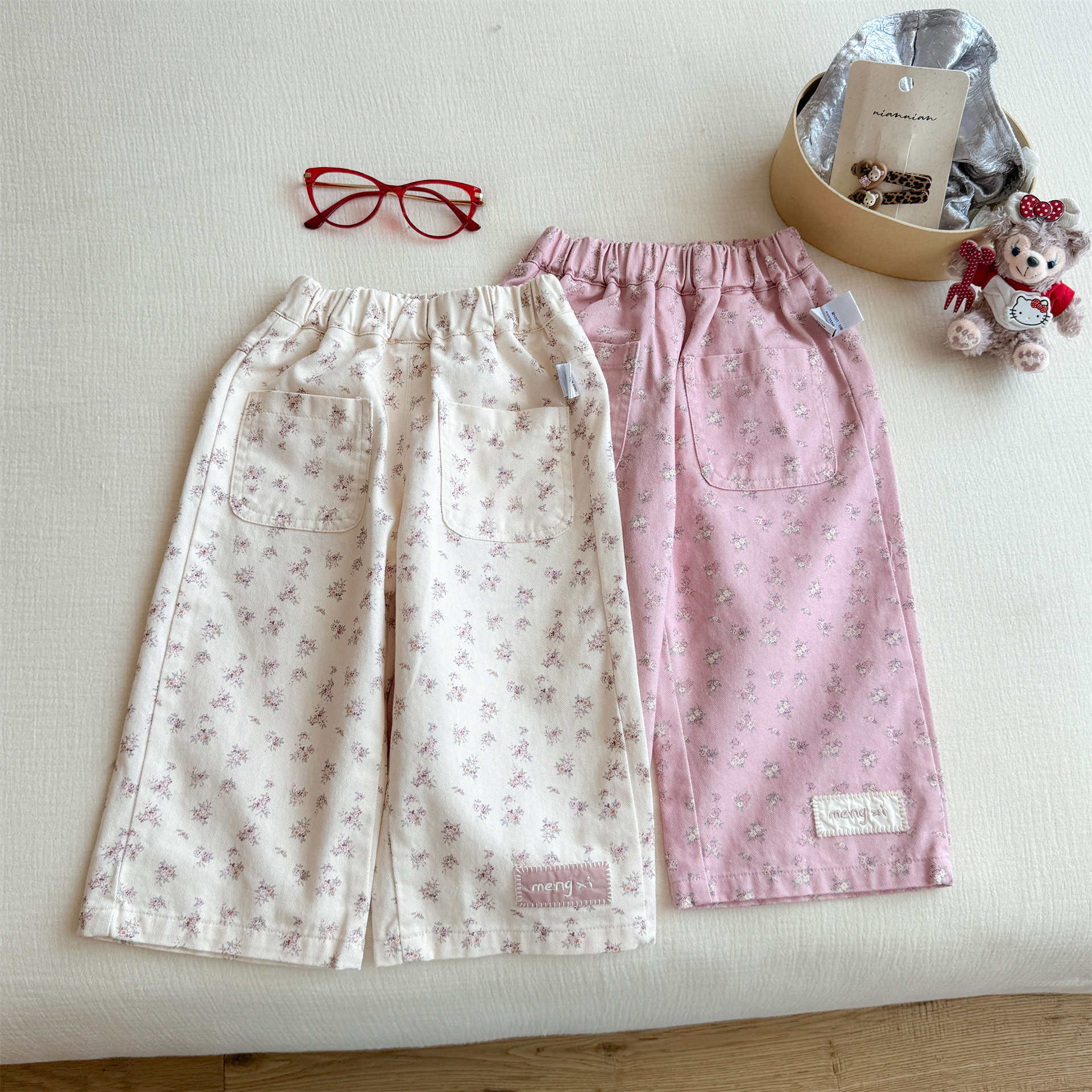 女童裤子春秋款 女宝宝休闲裤早春儿童直筒裤小女孩长裤春季洋气