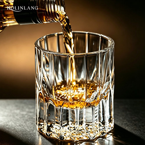 高级感轻奢威士忌酒杯套装家用
