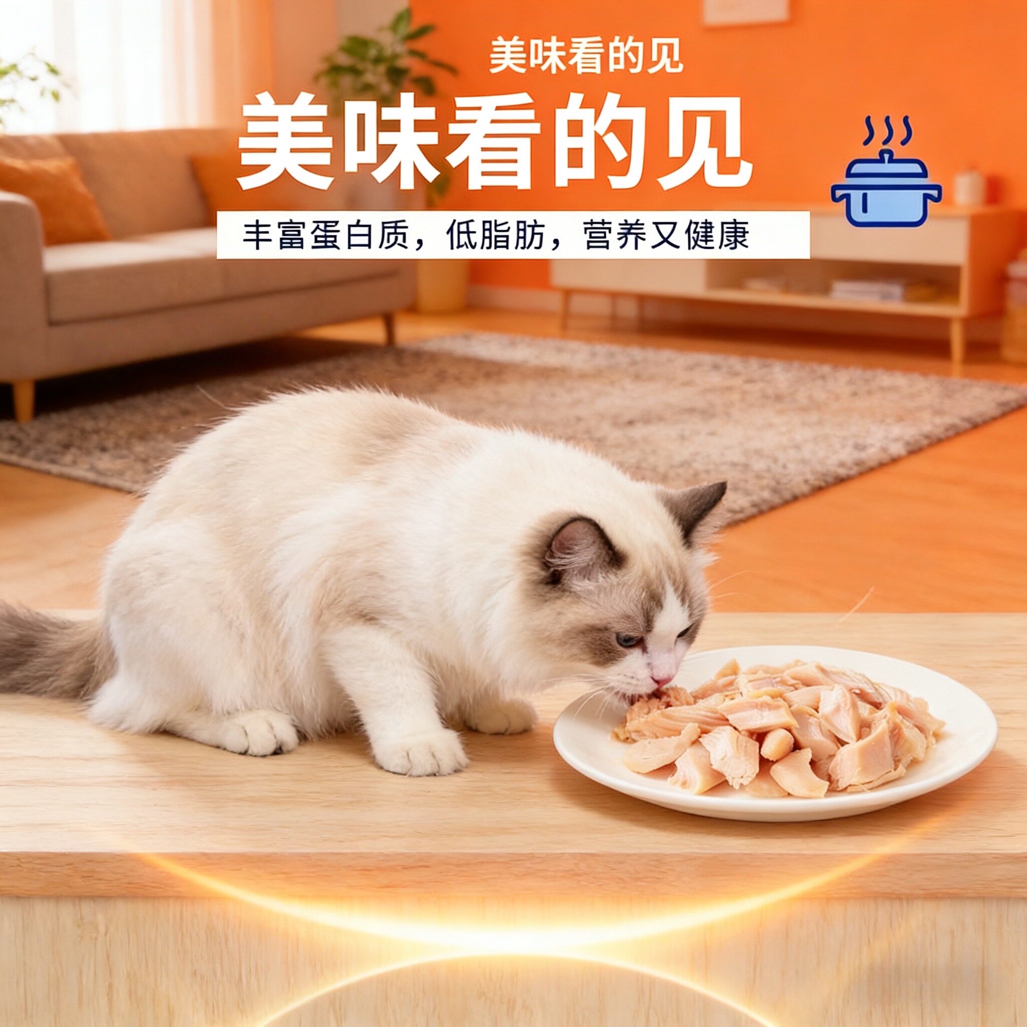 宠物零食水煮鸡胸肉猫咪蒸煮鸡胸肉湿粮猫狗投食粮通用包邮大礼包