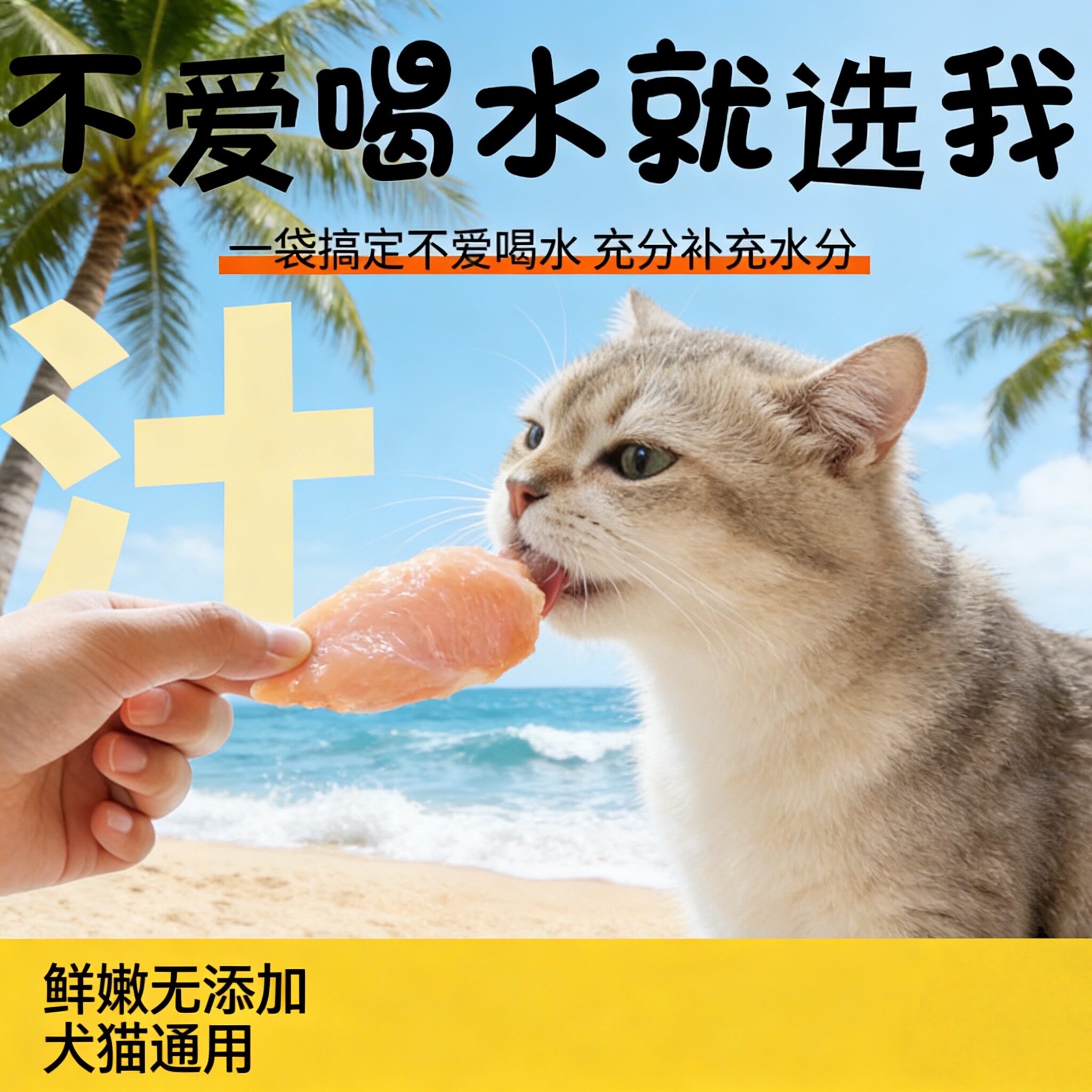 狗零食蒸煮湿粮鸡胸肉猫饭湿粮整块鸡胸肉猫犬通用宠物零食大礼包