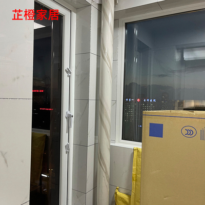 管道遮挡装饰大理石贴纸防潮防锈煤气暖气卫生间包下水管遮丑神器