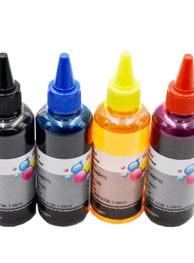 黑色彩色墨水通用惠普hp3700喷墨打印机deskjet 3700墨盒hp803再次加墨专用4色墨水65加墨工具123灌墨304填充