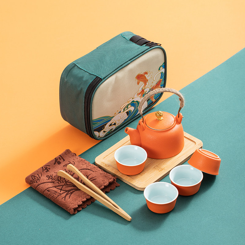 户外旅行便携一壶两四杯小套轻奢简约快客杯中秋送礼功夫茶具套装,餐饮具,功夫茶具,淘宝优惠券,粉丝福利购,淘宝优惠卷