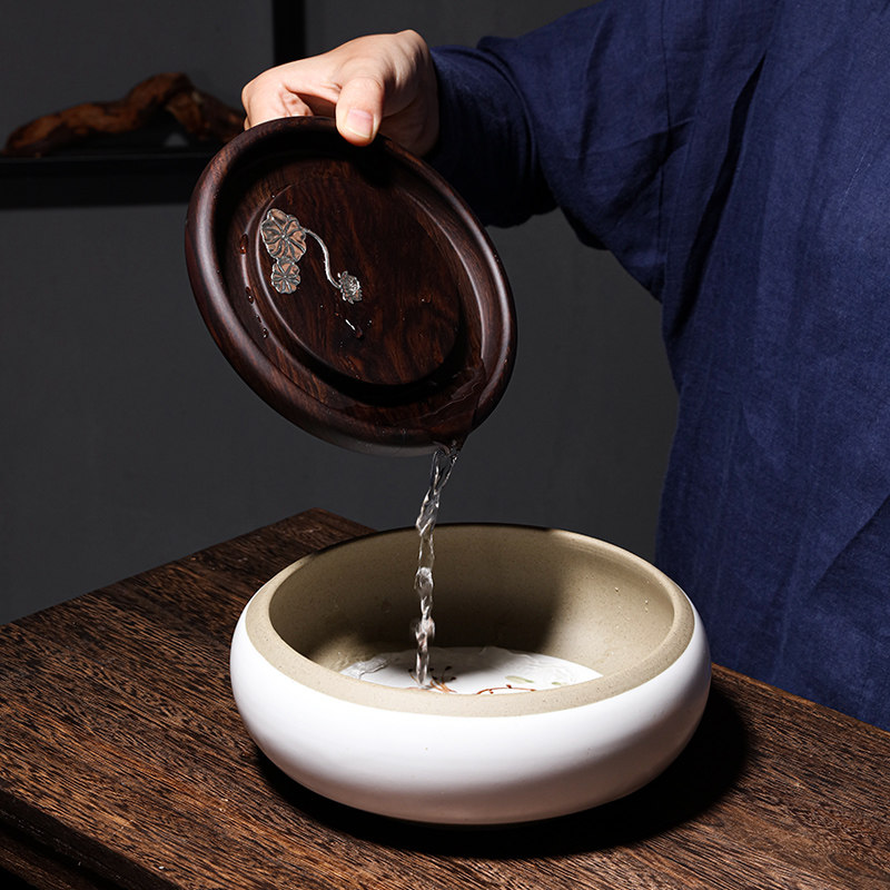 隔热黑檀实e木茶壶垫壶承茶座茶壶架功夫茶具壶托养壶垫干泡台配