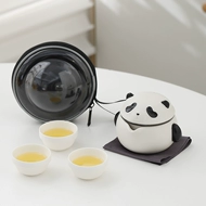 bộ ấm pha trà du lịch Gấu Trúc Du Lịch Bộ Trà Di Động Nhanh Cốc Một Nồi Ba Ly Mang Theo Bộ Trà Ấm Trà Cắm Trại Ngoài Trời Trà bộ ấm pha trà du lịch bộ ấm chén du lịch