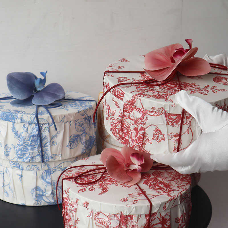 木盒用纸包的的礼盒，请慎重拍