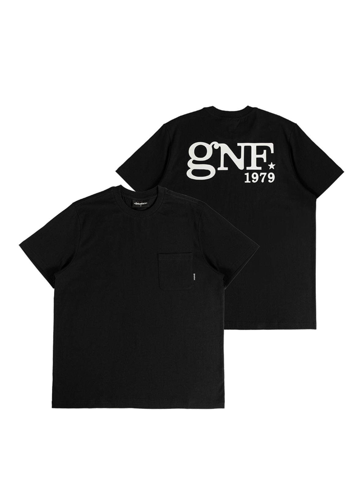 Gotnofears正品 1979 W/POCKET BASIC TEE罗志祥字母短袖t恤衫