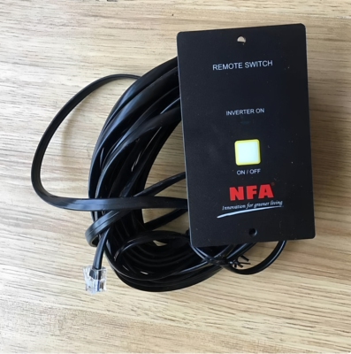NFA逆变器转换器正弦波遥控器遥控器面板外部开关线 有线控制面板