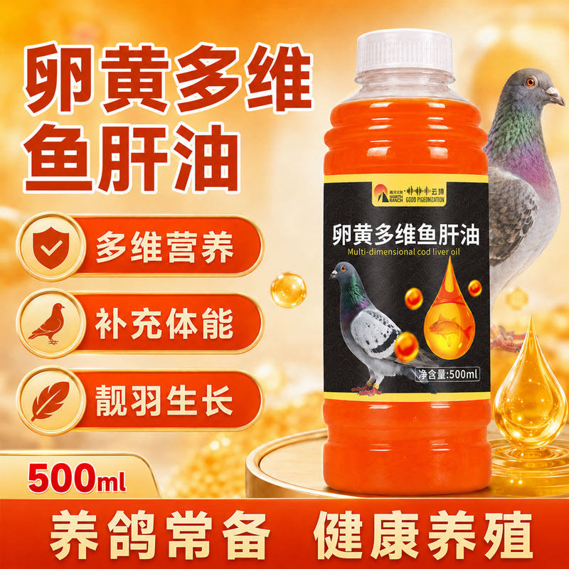卵黄多维鱼肝油鸽子用幼种鸽信赛