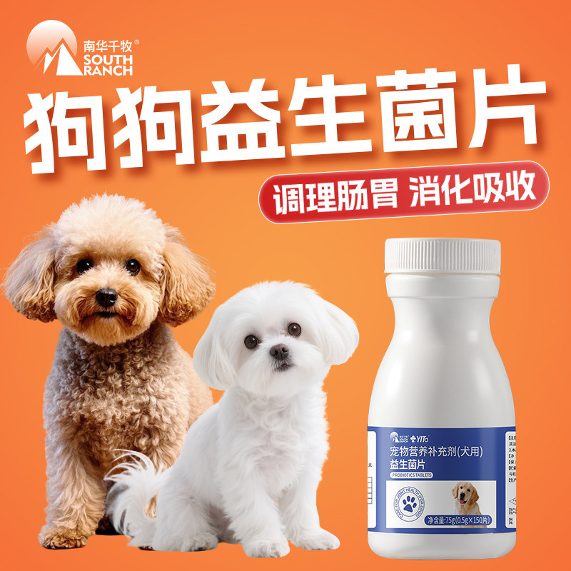 狗狗益生菌片调理肠胃宝宠物比熊柯基泰迪小型犬专用调节肠道用品