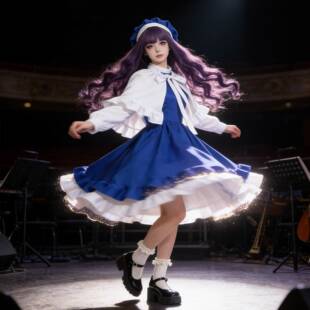 Anime cosplay costume set: maid dress角色扮演套装女仆裙