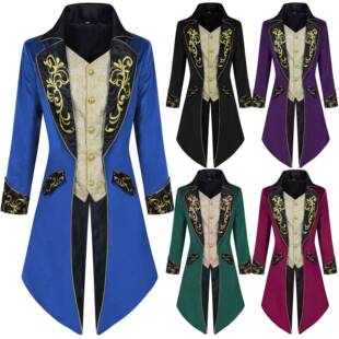 Embroidery jacket Halloween stage costume万圣节舞台COS服外套