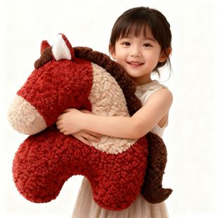 Year of the Horse Pillow Alien Plush Doll Gift新年车载礼物