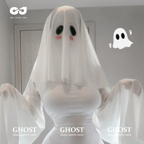 GhostGirlHalloweenPartyProp