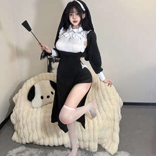 Sexy Halloween costume - Nun's dress万圣节女装成人性感服装