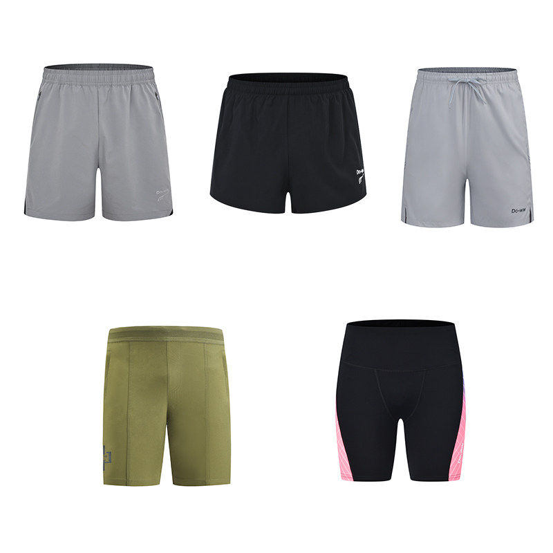 多威男女轻便款短裤透气健身运动速干短裤透气舒适运动款运动短裤