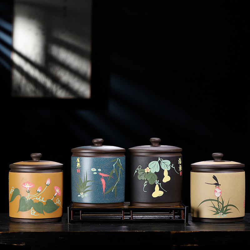 原矿紫砂 手工泥绘