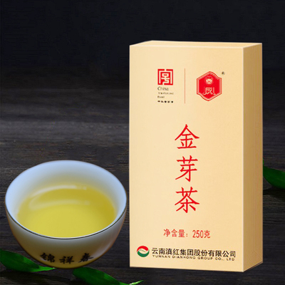 凤牌红茶金芽茶单芽密香型250g