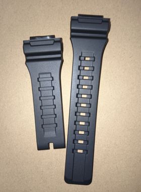 适配卡西欧AQ-S810W/AEQ-110/W-735H/TRT-110H/黑色树脂手表带。