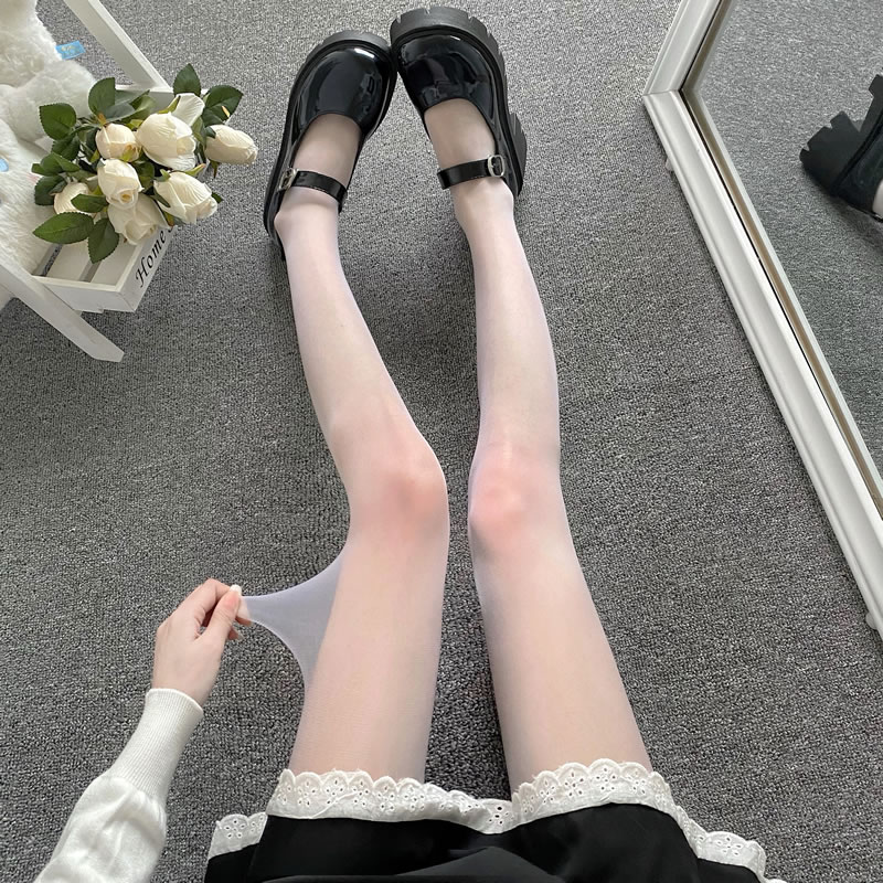 超薄情趣美腿日系辣妹透肉丝袜