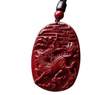 朱砂火麒麟吊坠五行缺火人士佩戴补火属性属火的饰品挂件大气男款