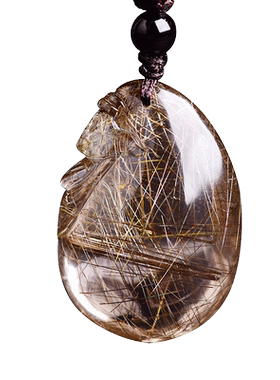 钱袋子男士水晶挂件旺财运吊坠