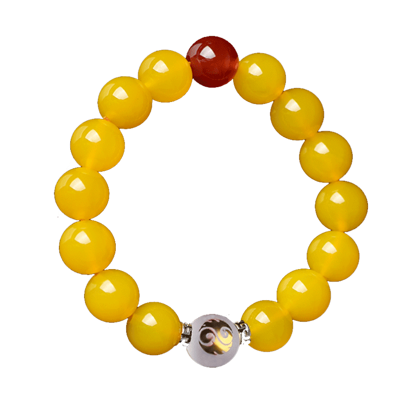 五形缺土手链男女款转运玉髓