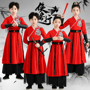 古典舞蹈演出服女扇子舞艺考太极剑练功服古装 侠客风表演服