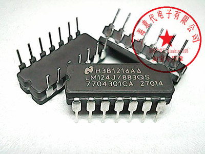 LM124J/883QS ,NS, LM124J【正品军级】赛格市场G332室实体店现货