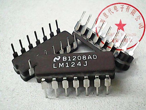 LM124J, NS国半, DIP-14【正品散新】赛格市场G332室实体店 现货