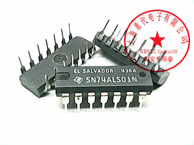 SN74ALS01N  TI   74LS01〖正品原装〗赛格市场G332室实体店 现货