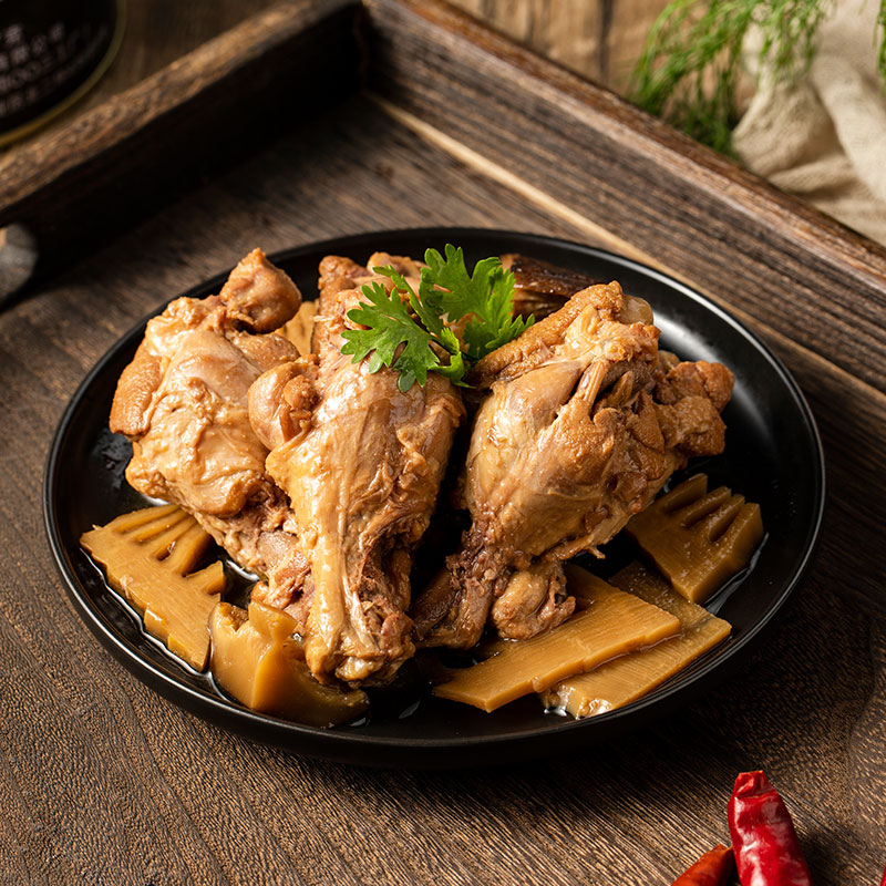北戴河红烧鸡翅根罐头鸡肉美味即食下饭菜小鸡腿耐储户外口粮熟食