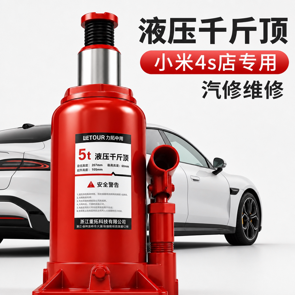 力拓中用爆款产品立式液压千斤顶