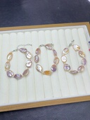 纯天然淡水巴洛克珍珠手链简单日常