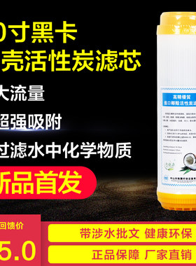 北极泉 净水器滤芯10寸美国黑卡椰壳颗粒活性炭UDF家用饮水机配件