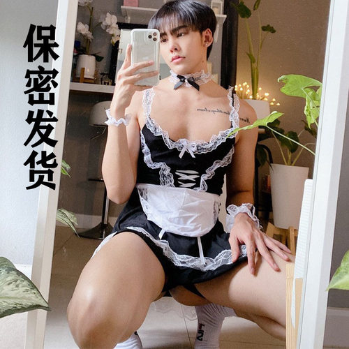 男士涤纶男仆装COS制服