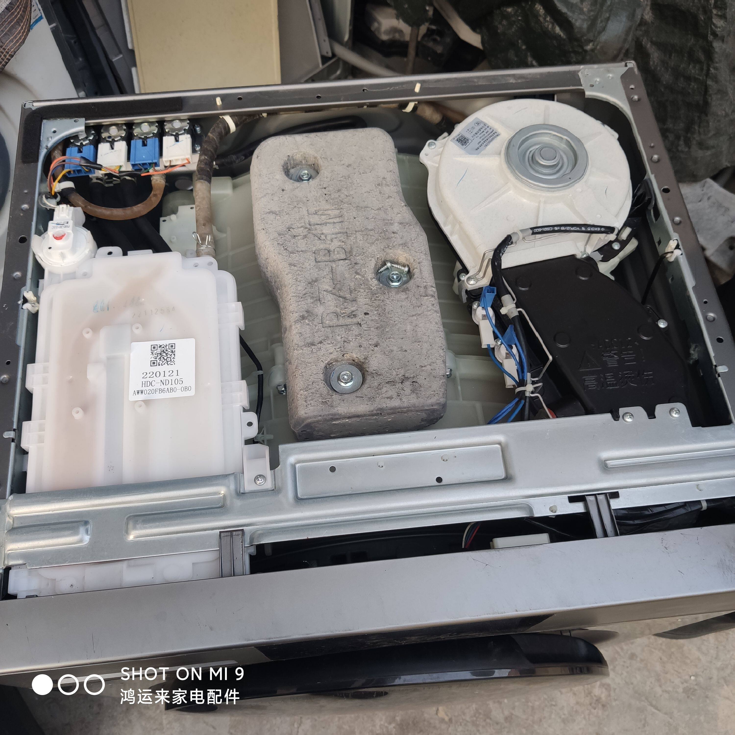 适用松下滚筒洗衣机XQG100-EG10C烘干总成主板线束进水阀排水泵