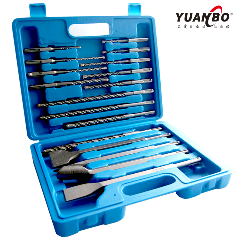 远博两坑两槽圆柄凿子钻头套装