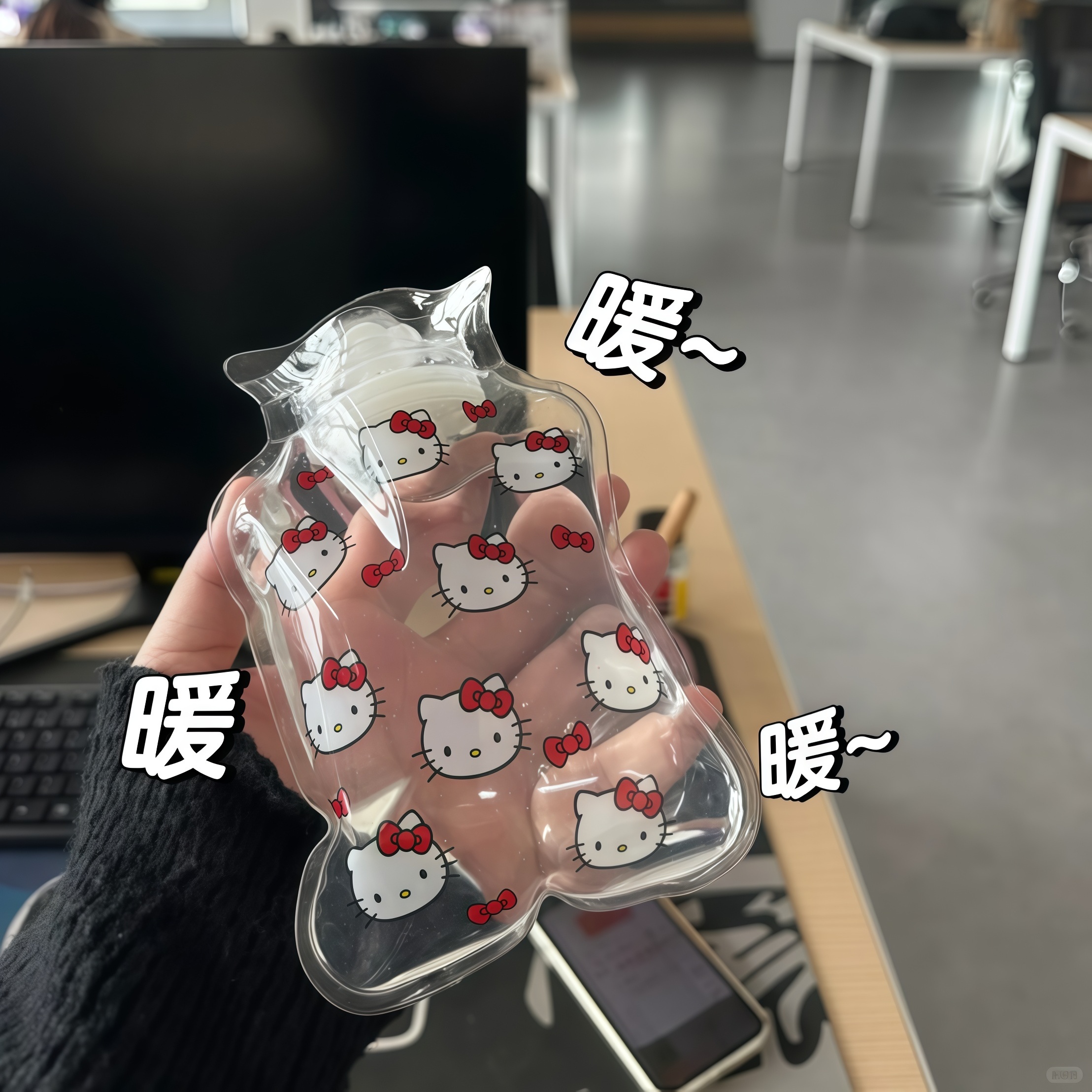 可爱卡通防爆暖手宝热水袋