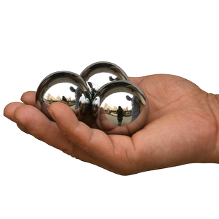 保定铁球实心钢球把玩物件三球按摩球老人手握转玩球健身球保健球