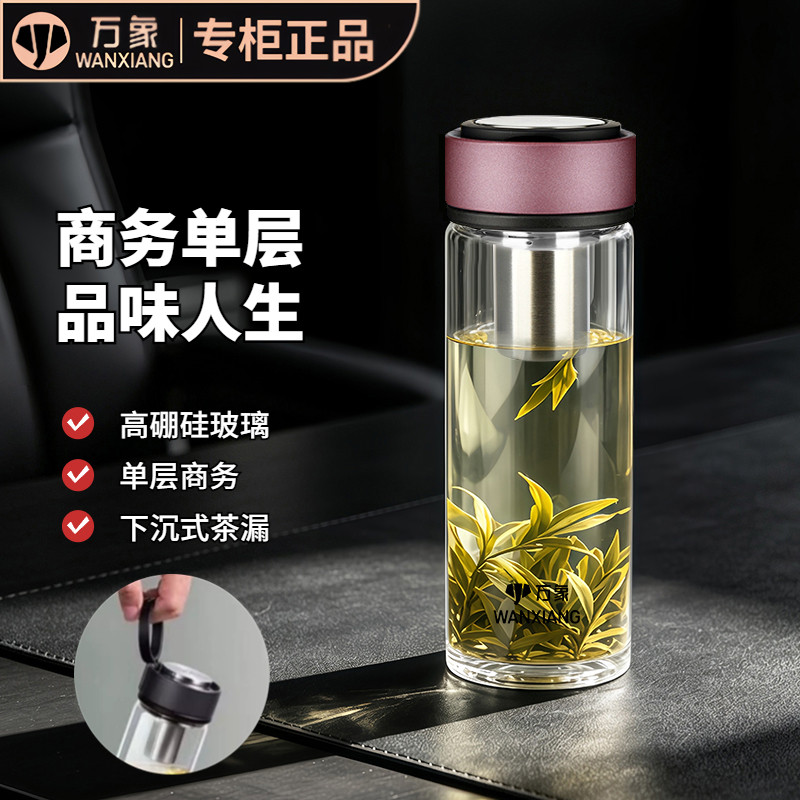 万象提环单层双层玻璃杯图片