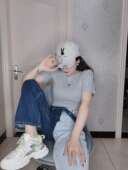 新疆棉 牛仔裤 新款 显瘦时尚 女士AB面欧货韩版 2023