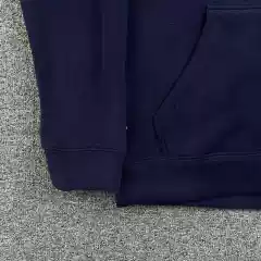 Trendy and Fashionable Letter Print Horse Riding Character Long-Sleeve Logo Fleece-Lined Zip-Up Hoodie