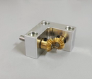 现货90度转换器 输出轴径4mm 速比1 1小型锥型伞齿轮箱直角换向器