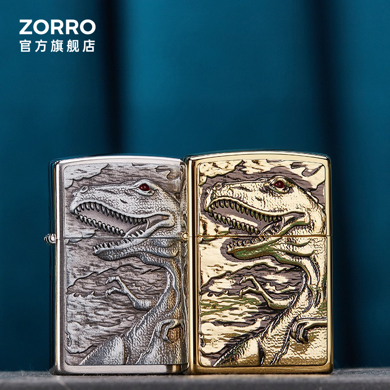 ZORRO佐罗新款煤油打火机纯铜