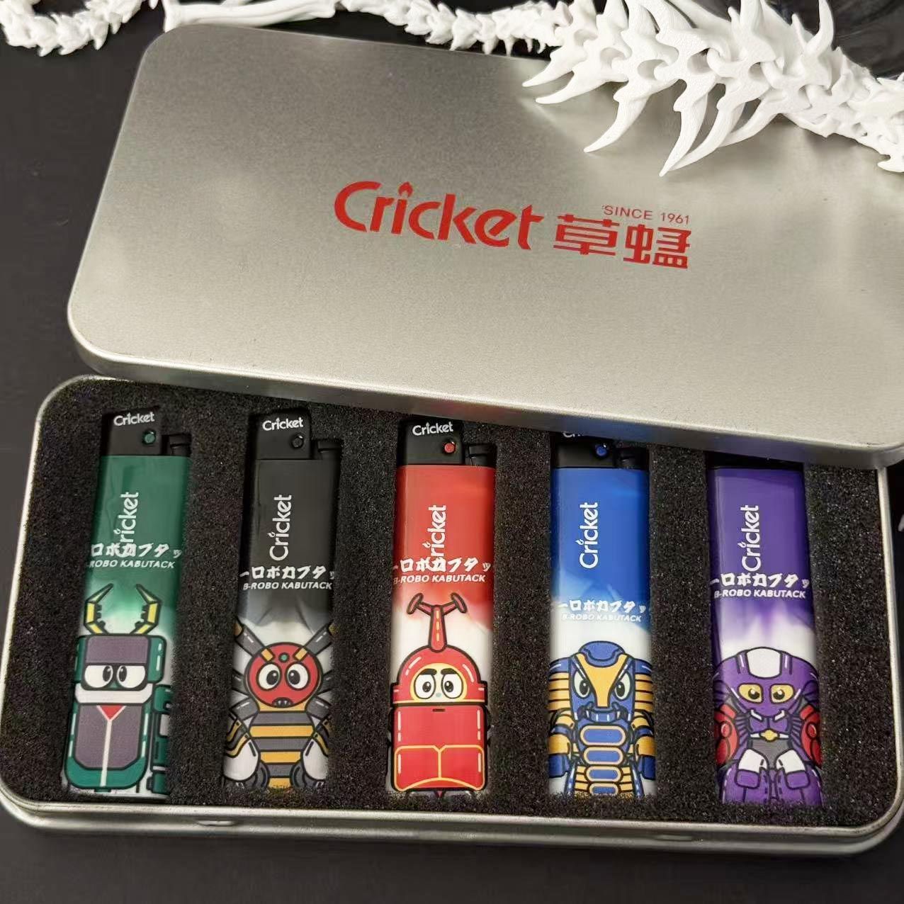 正品草蜢cricket砂轮打火机创意手工diy高颜值一次性明火耐用礼物