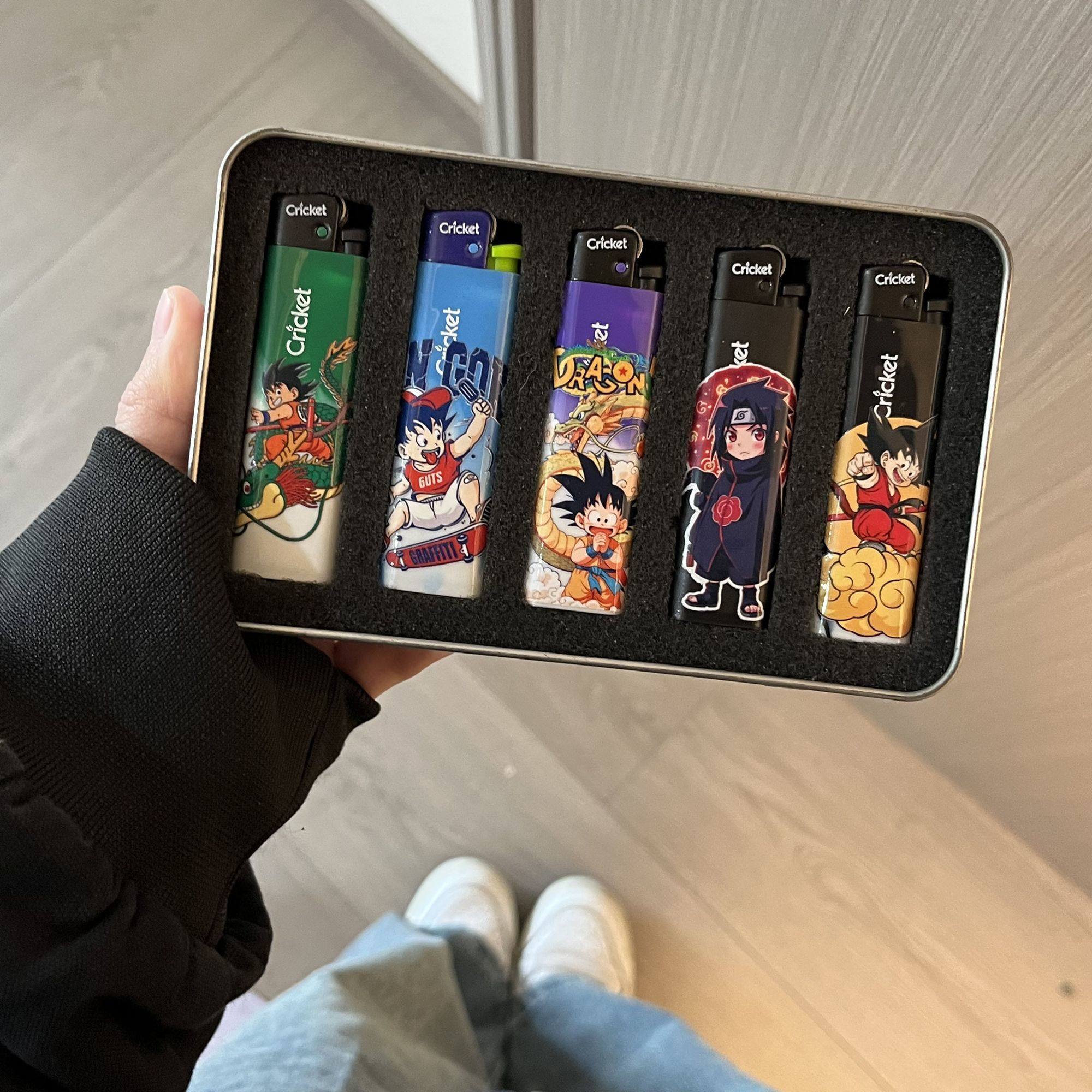 正品草蜢cricket砂轮打火机创意七龙珠一次性高颜值网红爆款礼物